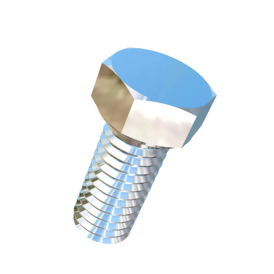 Titanium 7/16-14 X 1 inch UNC Fully Threaded Allied Titanium Hex Head Bolt (No Dimple)